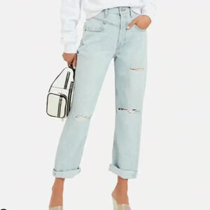 NWT RE/DONE REDONE ORIGINALS 90s Double Yoke Jean Light Breakdown Blue 28